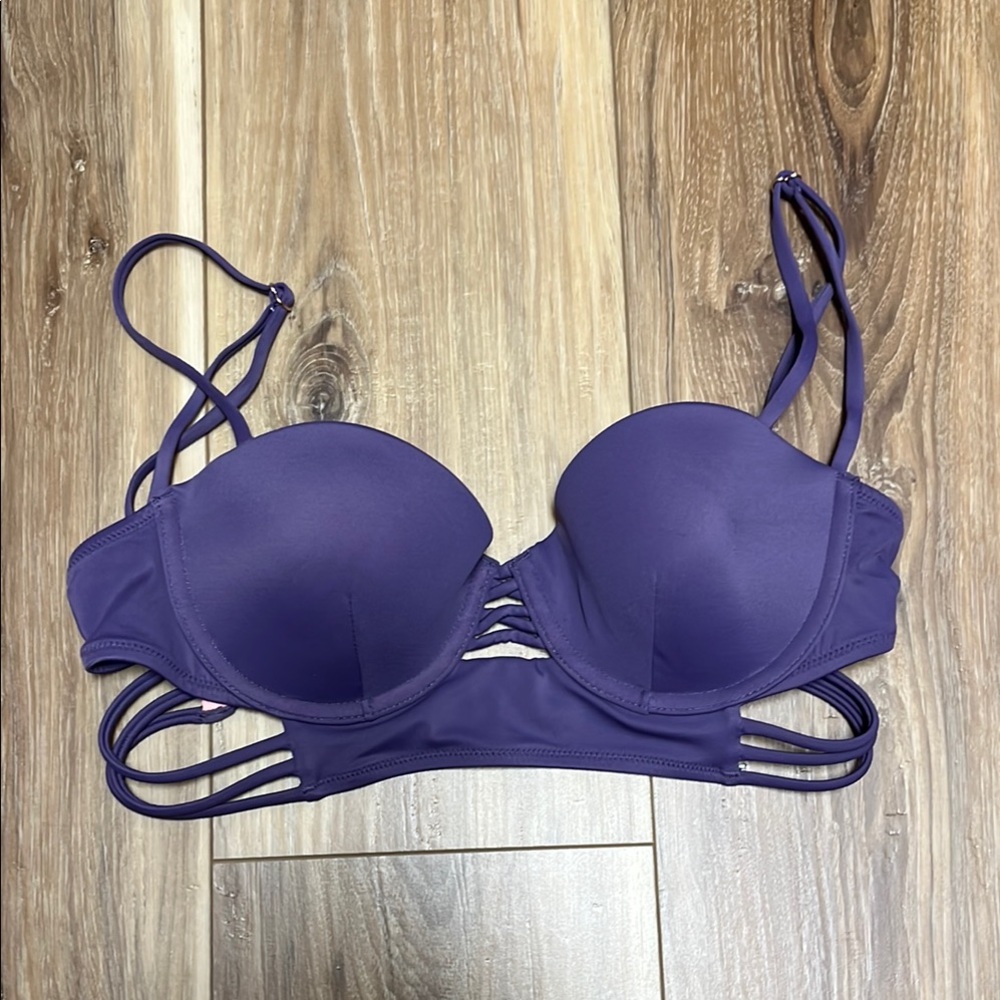 Victoria's Secret Purple Strappy Bikini Top